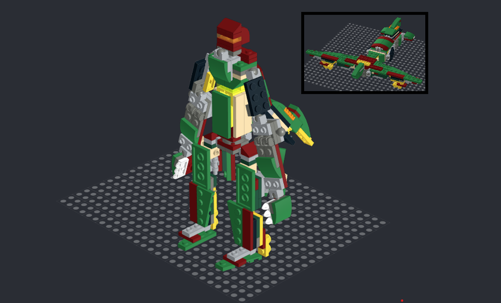 Lego Airplane Transformer
