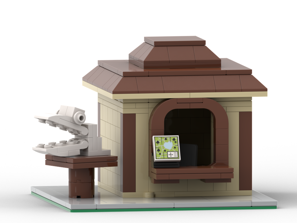 Lego Modular museum ticket boot