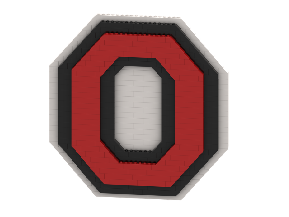Lego Ohio State Block O