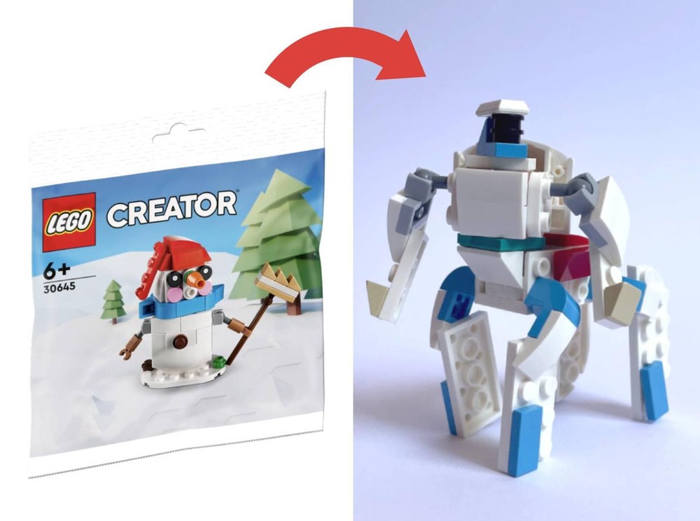 Lego Centaur Alt Build Creator Snowman 30645