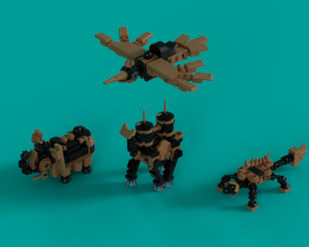 Lego BotW Micro Divine Beasts