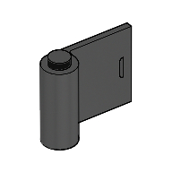 Lego Door 1 x 3 x 2 Right / Black