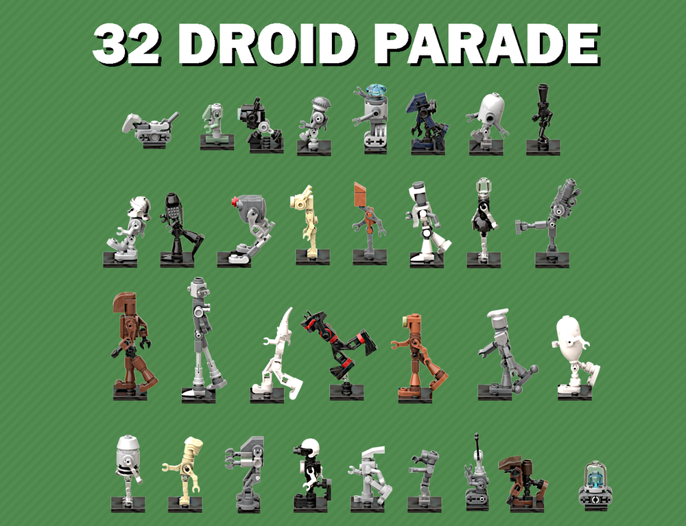Lego 32 Droid Parade