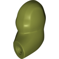 Lego Bigfig Arm, Left [Plain] / Olive Green