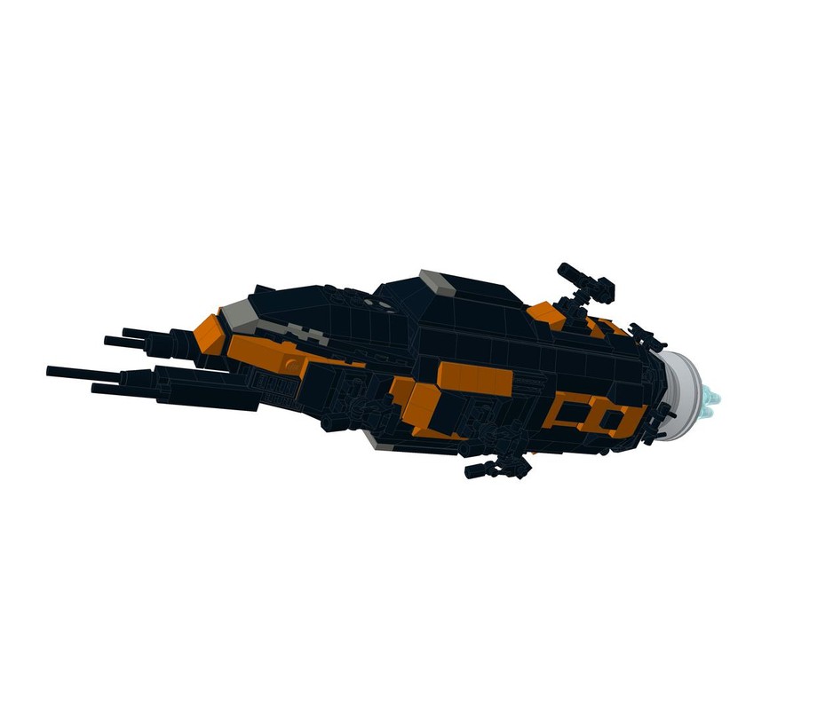 Lego The Expanse Rocinante/MCRN Tachi - Tachi Colors