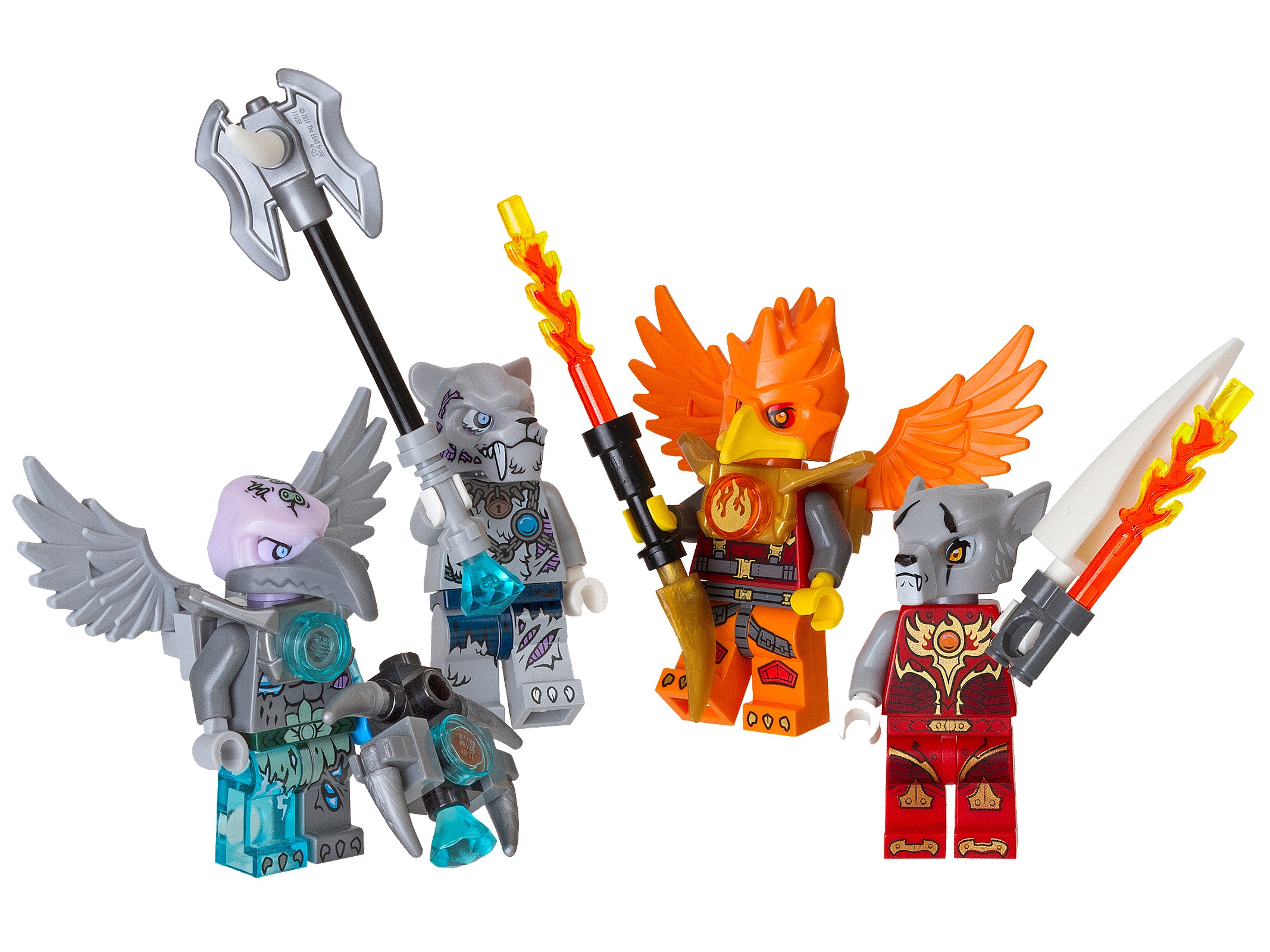 Lego Fire and Ice Minifigure Accessory Set