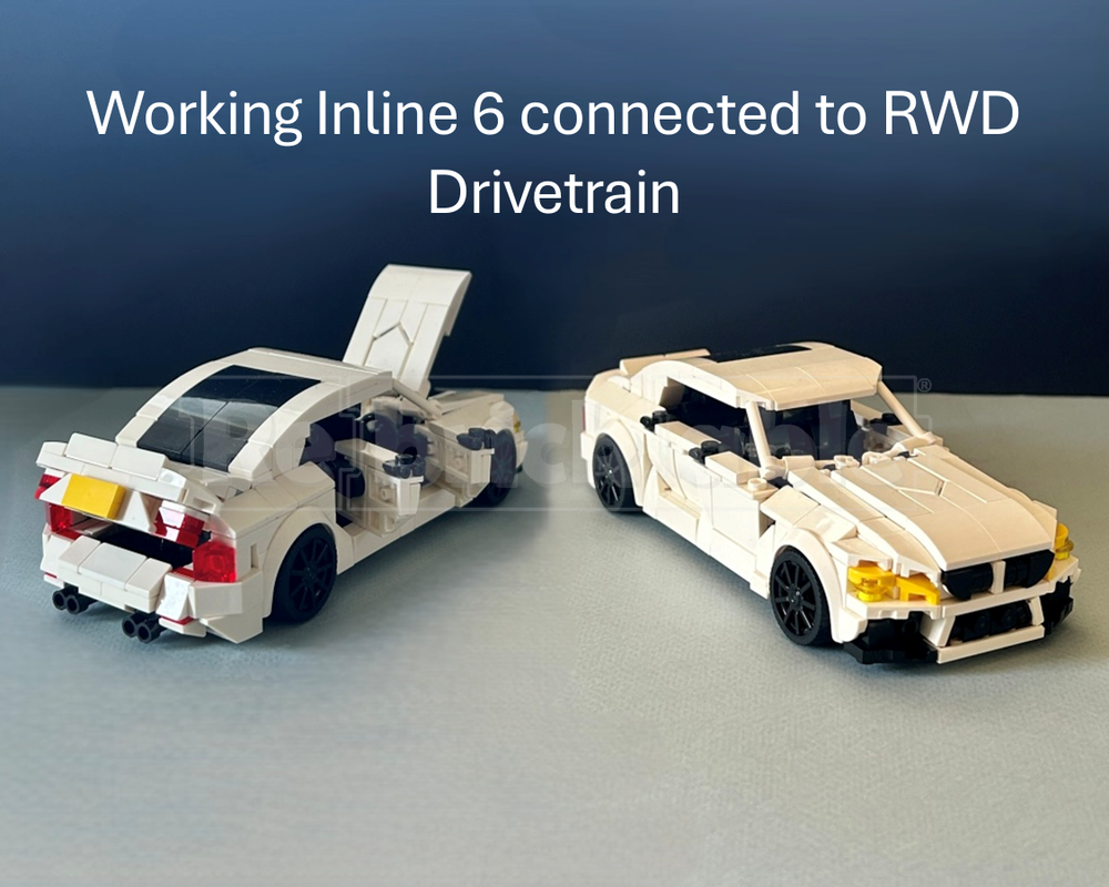 Lego BMW M3 F80 (Working Drivetrain)