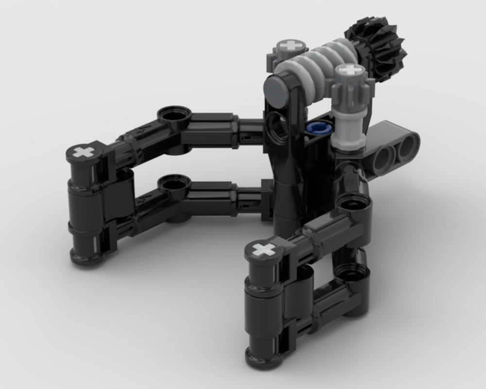 Lego Attachment for 42116 Skid Steer: Bale gripper