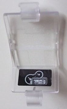 Lego Technic, Panel Curved 3 x 5 x 3 with Speedometer and Gauges on Inside Pattern (Sticker) - Set 42063