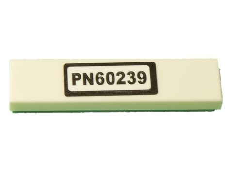 Lego Tile 1 x 4 with 'PN60239' Pattern (Sticker) - Set 60239 / White