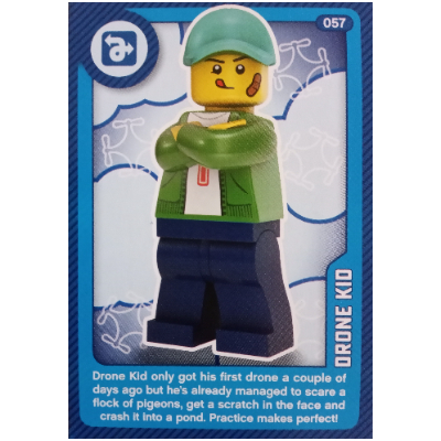 Lego Trading Card, Create the World Living Amazingly - Drone Kid