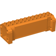 Lego Crane Section 4 x 12 x 3 with 8 Pin Holes / Orange