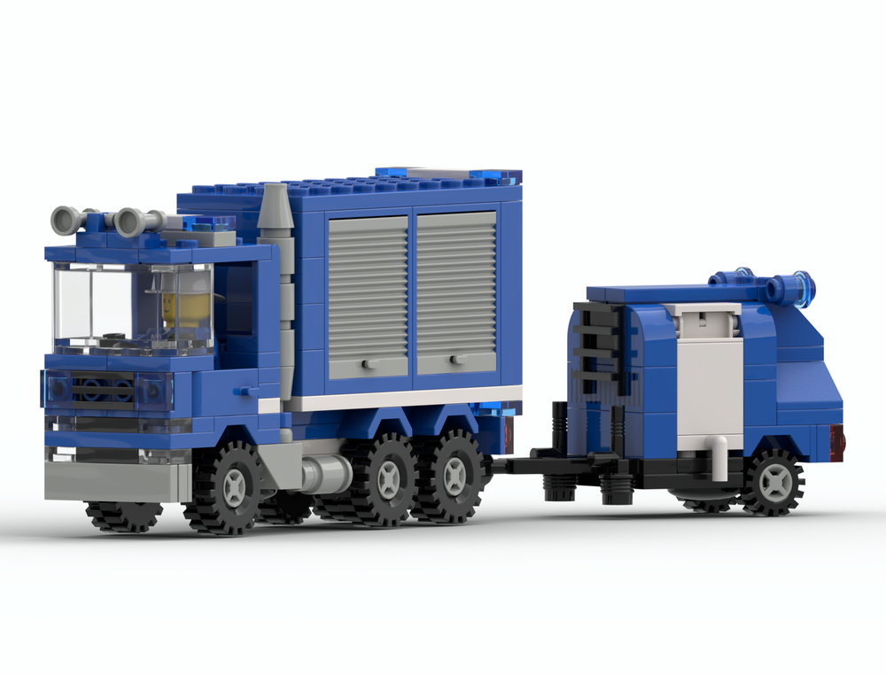 Lego THW Truck with Compressor