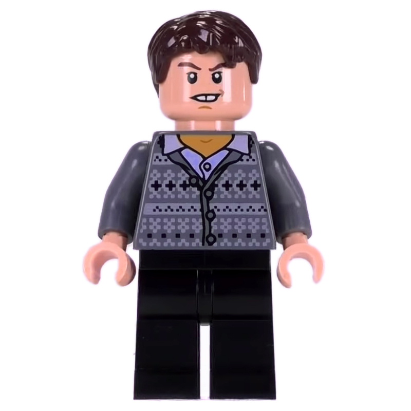 Lego Neville Longbottom, Dark Bluish Gray Sweater