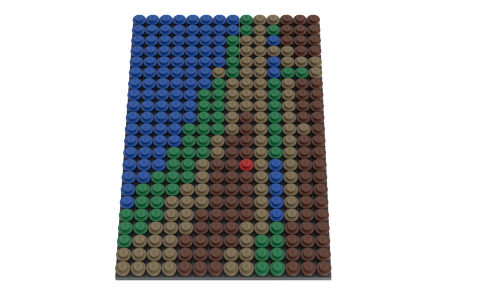 Lego Map of Israel: Inset for Bible