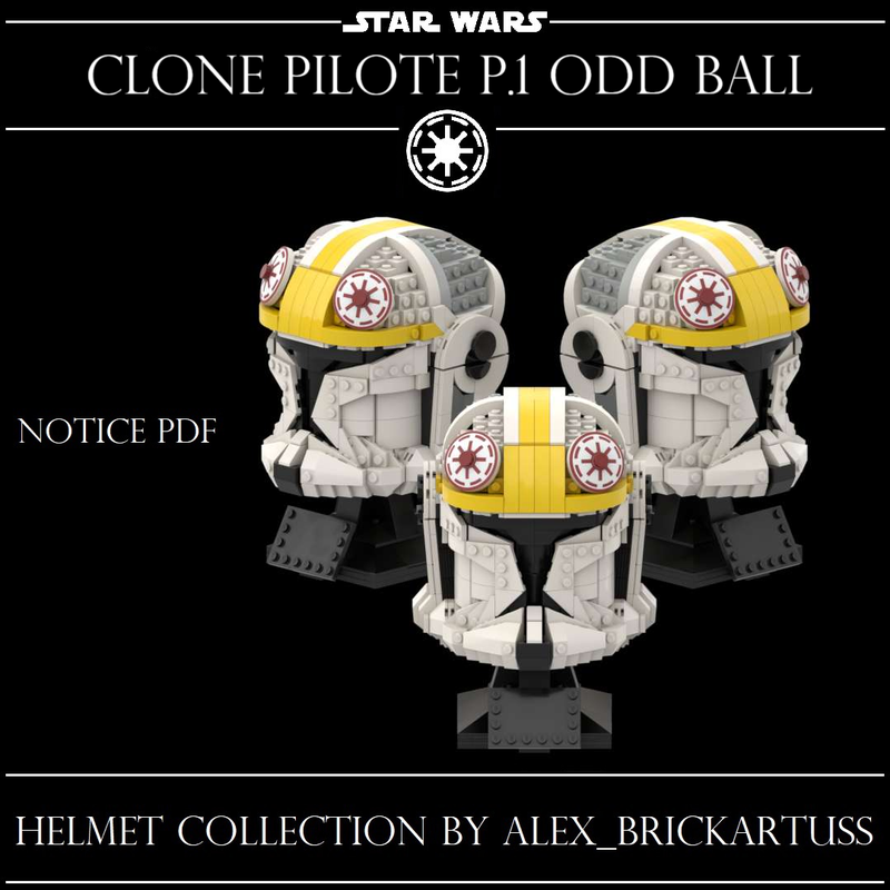 Lego Helmet Clone Pilote phase 1 Odd Ball