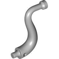 Lego Animal Body Part / Plant, Tail / Trunk / Tentacle / Tongue / Vine / Tree Branch (Long Tip) / Light Bluish Gray