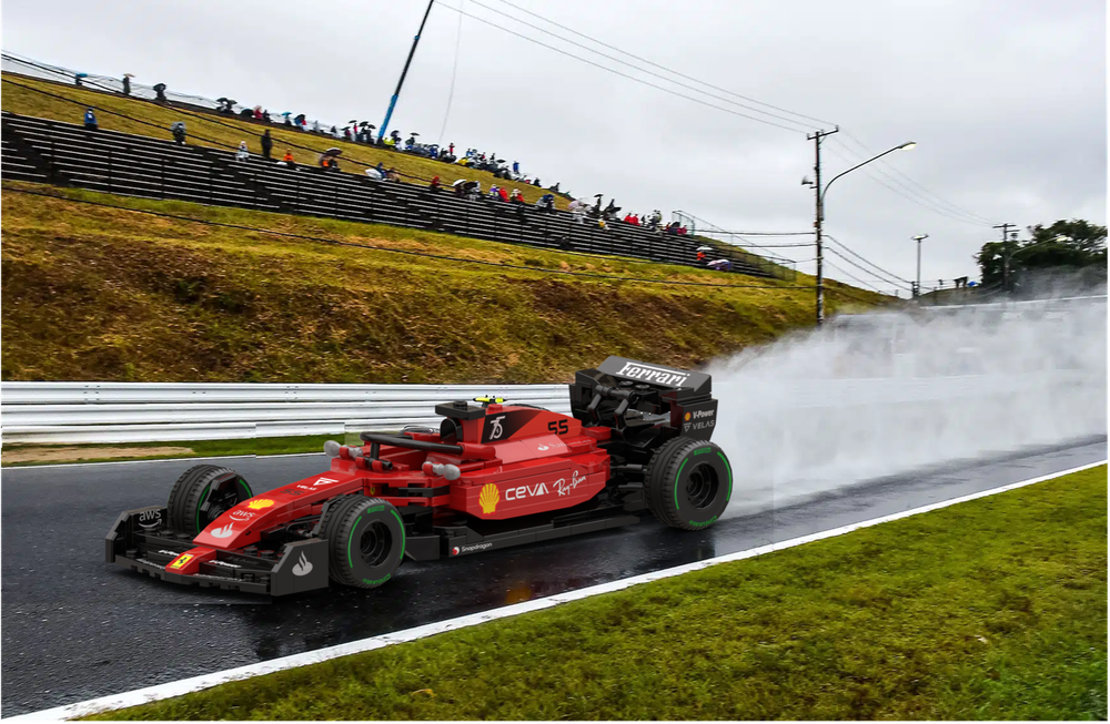 Lego Ferrari Formula1 car 2023 livery