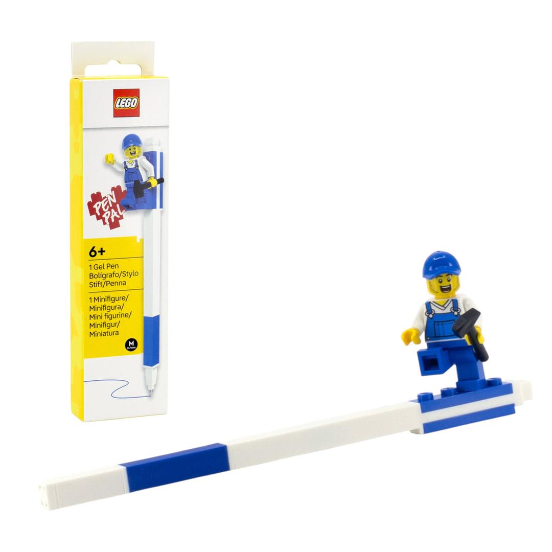 Lego Pen Pal Gel Pen with Minifigure (Blue)