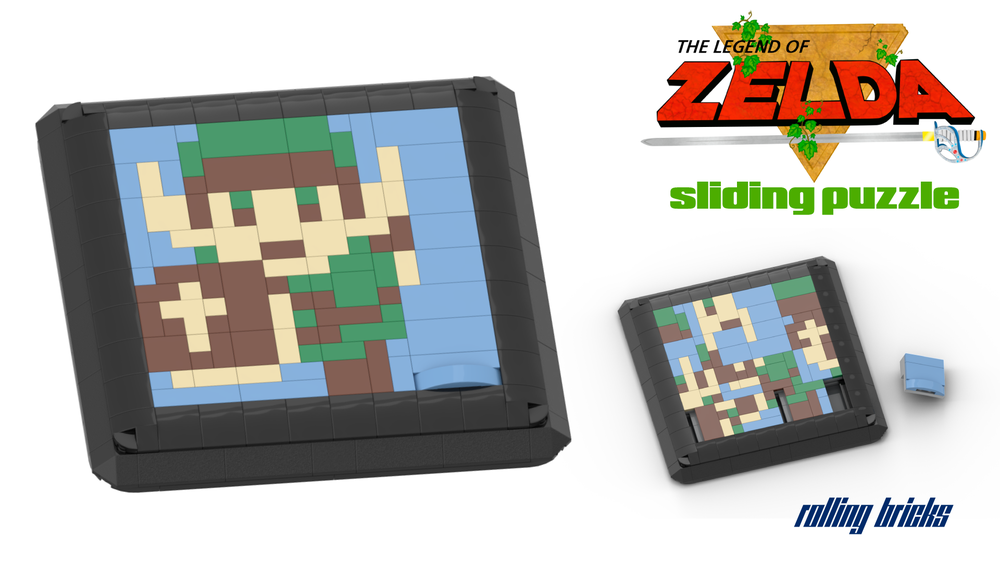 Lego 8-Bit Zelda Sliding Puzzle Game