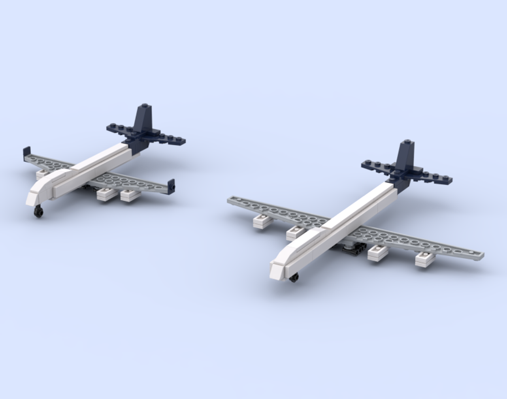 Lego Micro 747s