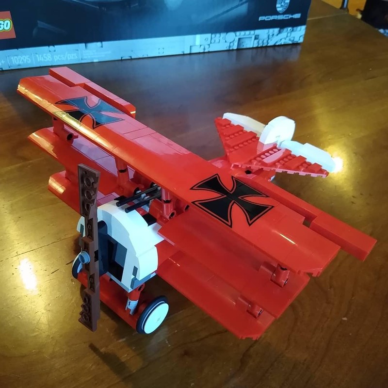 Lego Fokker Dr1 Triplane Red Baron