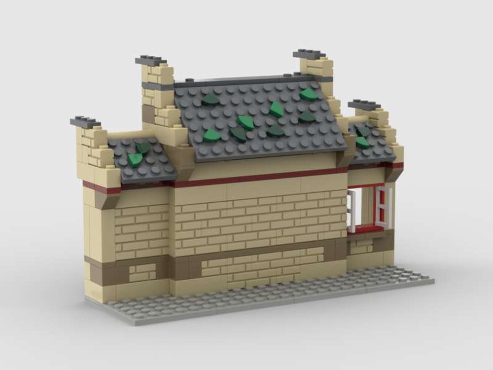 Lego HP Hogsmeade Station Rear End
