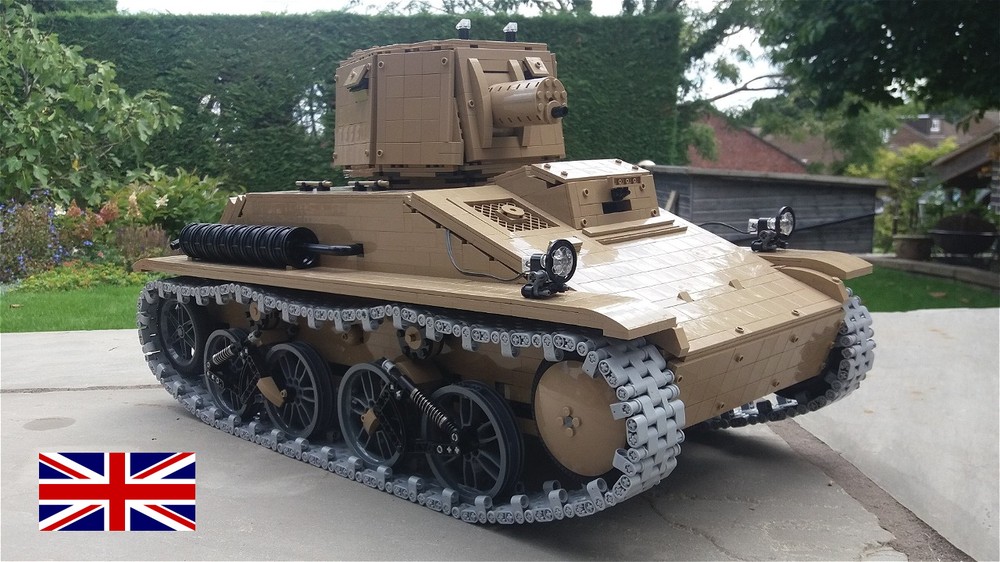 Lego Vickers M1936 Light Tank (1:8)
