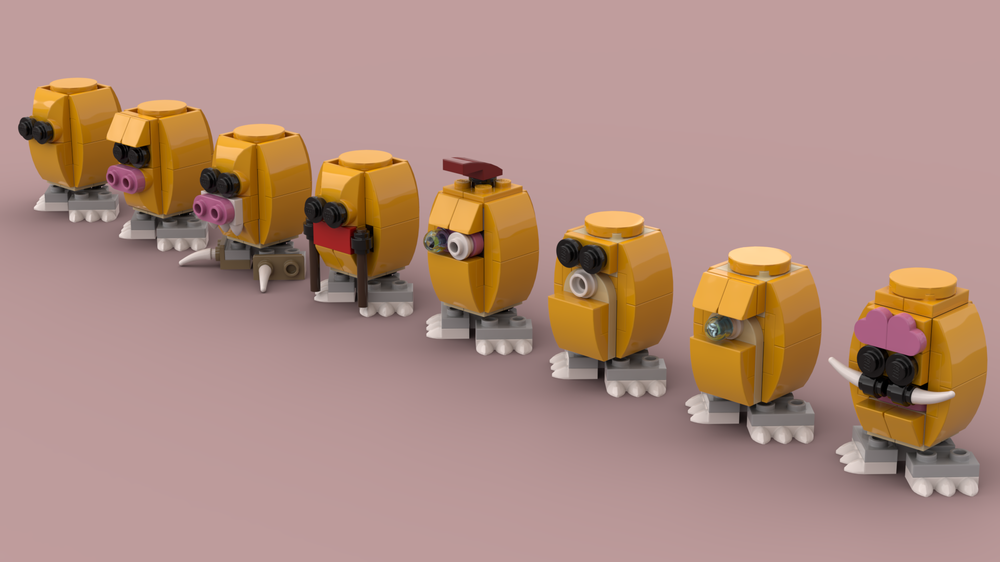 Lego 8 Modifications of Yolk Boy