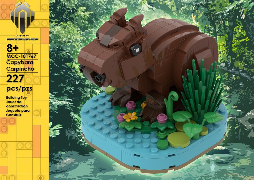 Lego Capybara Model