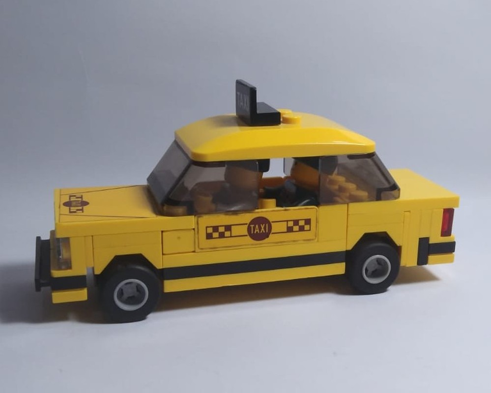 Lego Yellow Taxi (MOC)
