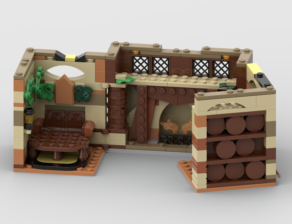 Lego HP Common Room LEGO 76435 modification