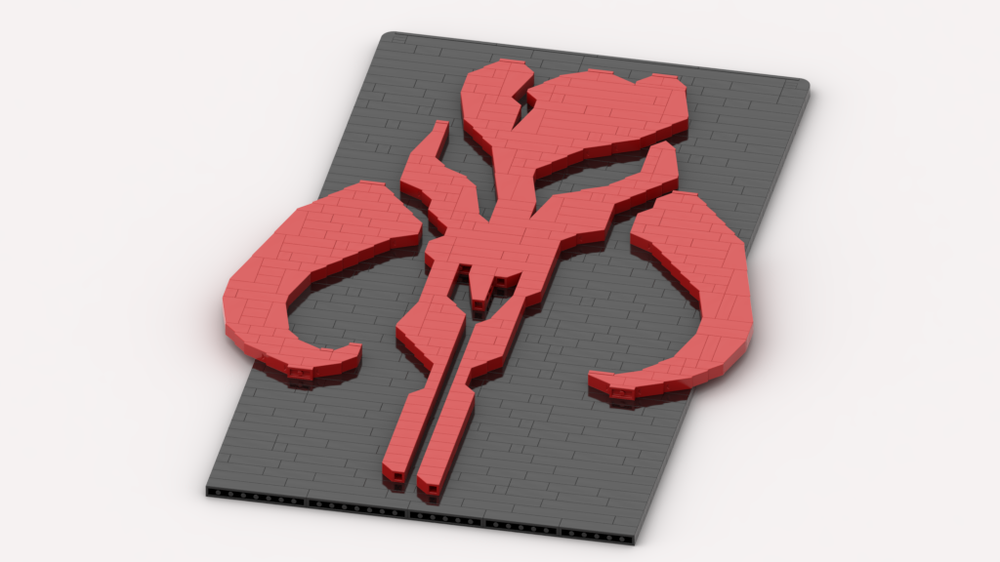 Lego Mandalorian Mosaic