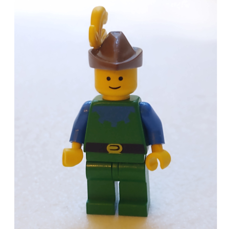 Lego Forestman (Forestmen) - Blue, Yellow Triple-Plume