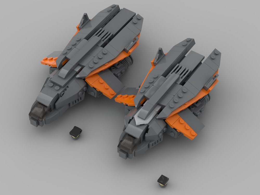 Lego 1:250scale elite dangerous Dimondbacks