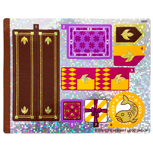 Lego Sticker Sheet 2 for Set 41167-1