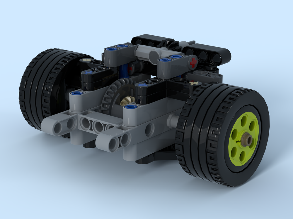 Lego Ultra narrow compact front suspension for 4wd vehicle