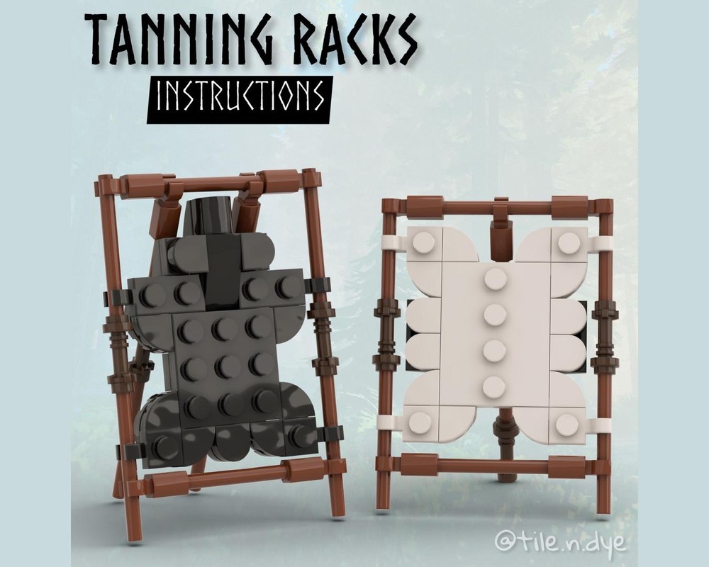 Lego TANNING RACK - Lego Castle/viking moc