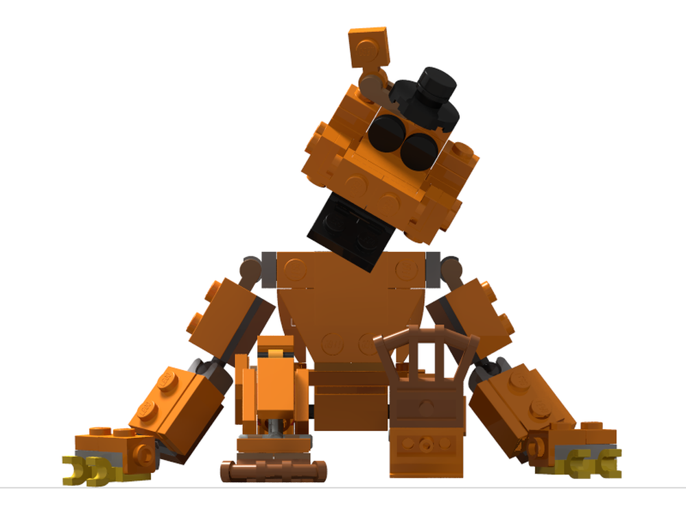 Lego Withered Golden Freddy