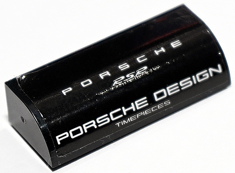 Lego Slope, Curved 1 x 4 x 1 1/3 with 'PORSCHE', 'RSR' and 'PORSCHE DESIGN TIMEPIECES' Pattern (Sticker) - Set 75888
