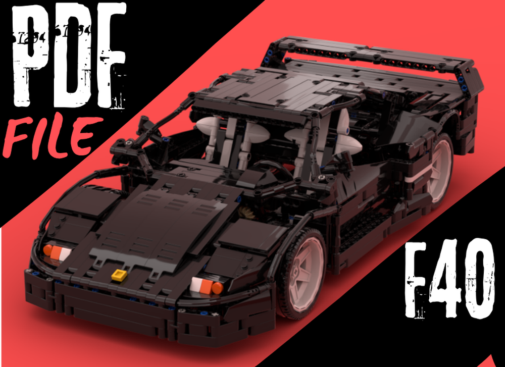 Lego F40 1:10 ( PDF File )