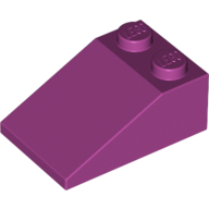 Lego Brick Sloped 33° 3 x 2 / Magenta