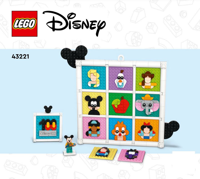 Lego 100 Years of Disney Animation Icons