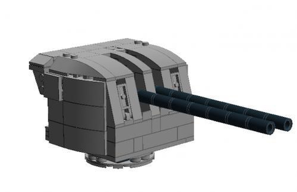 Lego 4" Mk. 16 twin guns