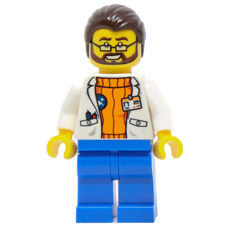 Lego Arctic Explorer, Scientist, Beard