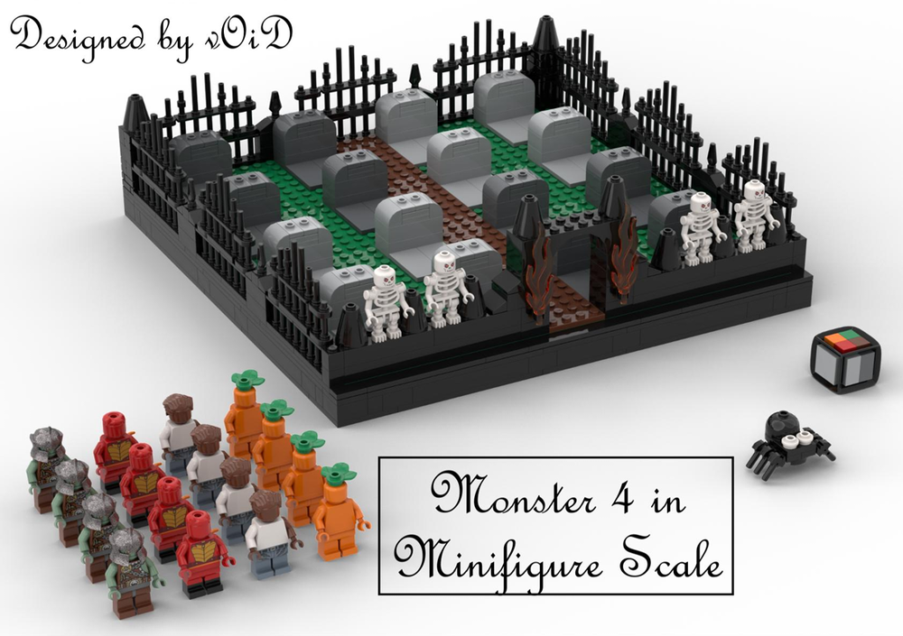 Lego Monster 4 in Minifigure scale
