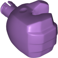 Lego Hand Hulk - Right / Medium Lavender