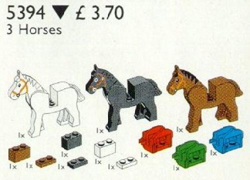 Lego Horses and Saddles