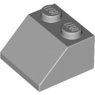 Lego Brick Sloped 45° 2 x 2 / Light Bluish Gray