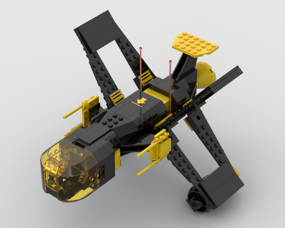 Lego Blacktron Allied Avenger remake
